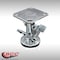 Service Caster 5" Stainless Steel Double Pedal Floor Truck Lck w/Top Plate SCC-SSFL500DP - alternate 3